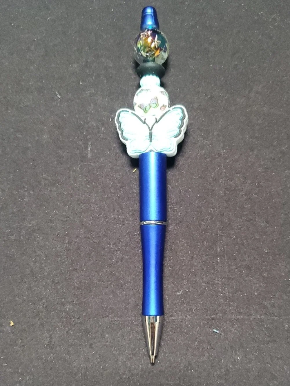 Blue Butterfly Embellished Ballpoint Pen - BlueREASONABLE OFFER ACCEPTED